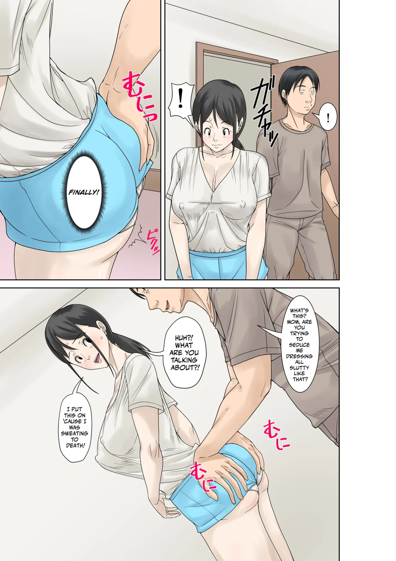 Hentai Manga Comic-Since my mom broke both her hands, it's my duty to take care of her. Episode 2-Read-9